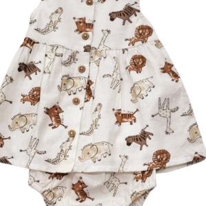 Vestido Selva con cubre pañal Losan