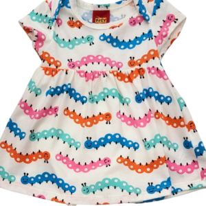 Vestido con cubre pañal Gusanito Kily